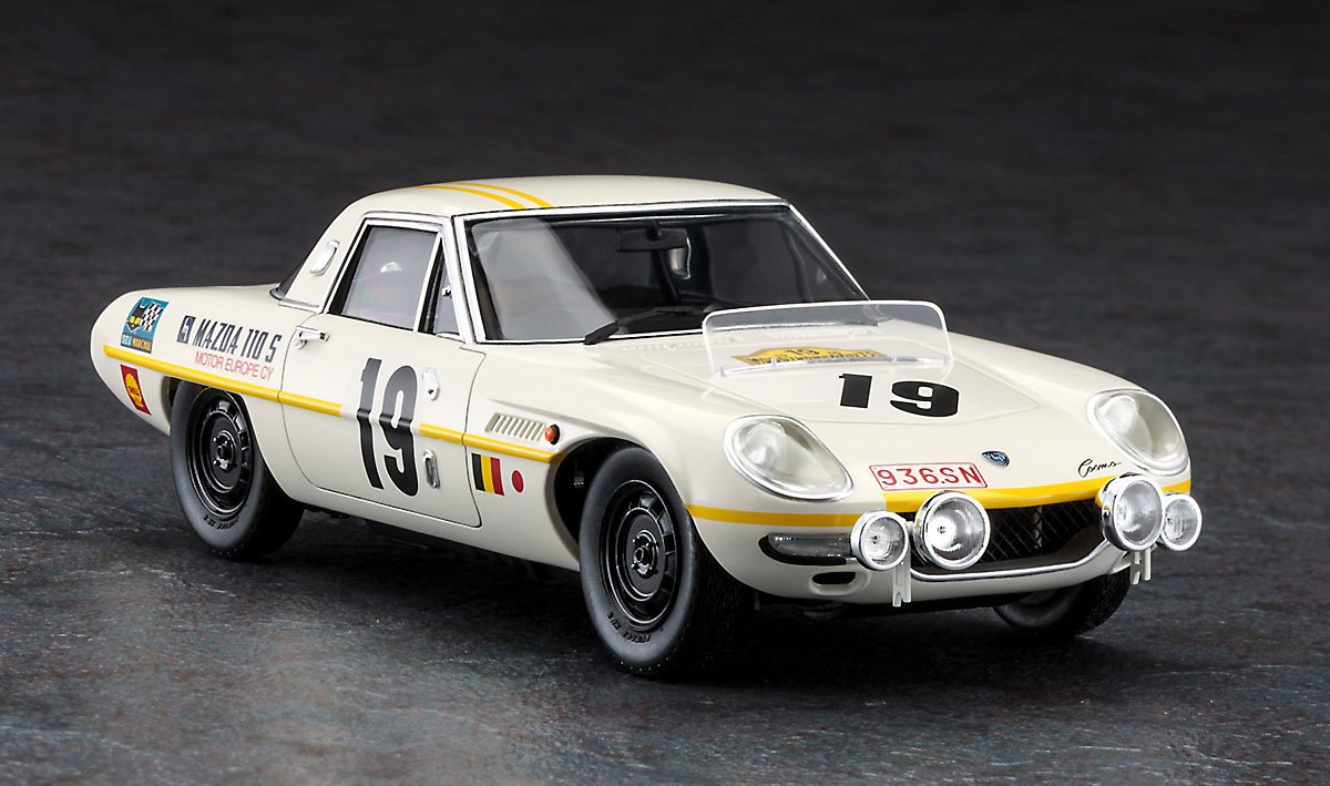 Hasegawa CH50 Collectors&amp;#39; Hi-Grade Series Mazda Cosmo Sport 1968 Marathon de la Route Super Detail 1/24 – image 5