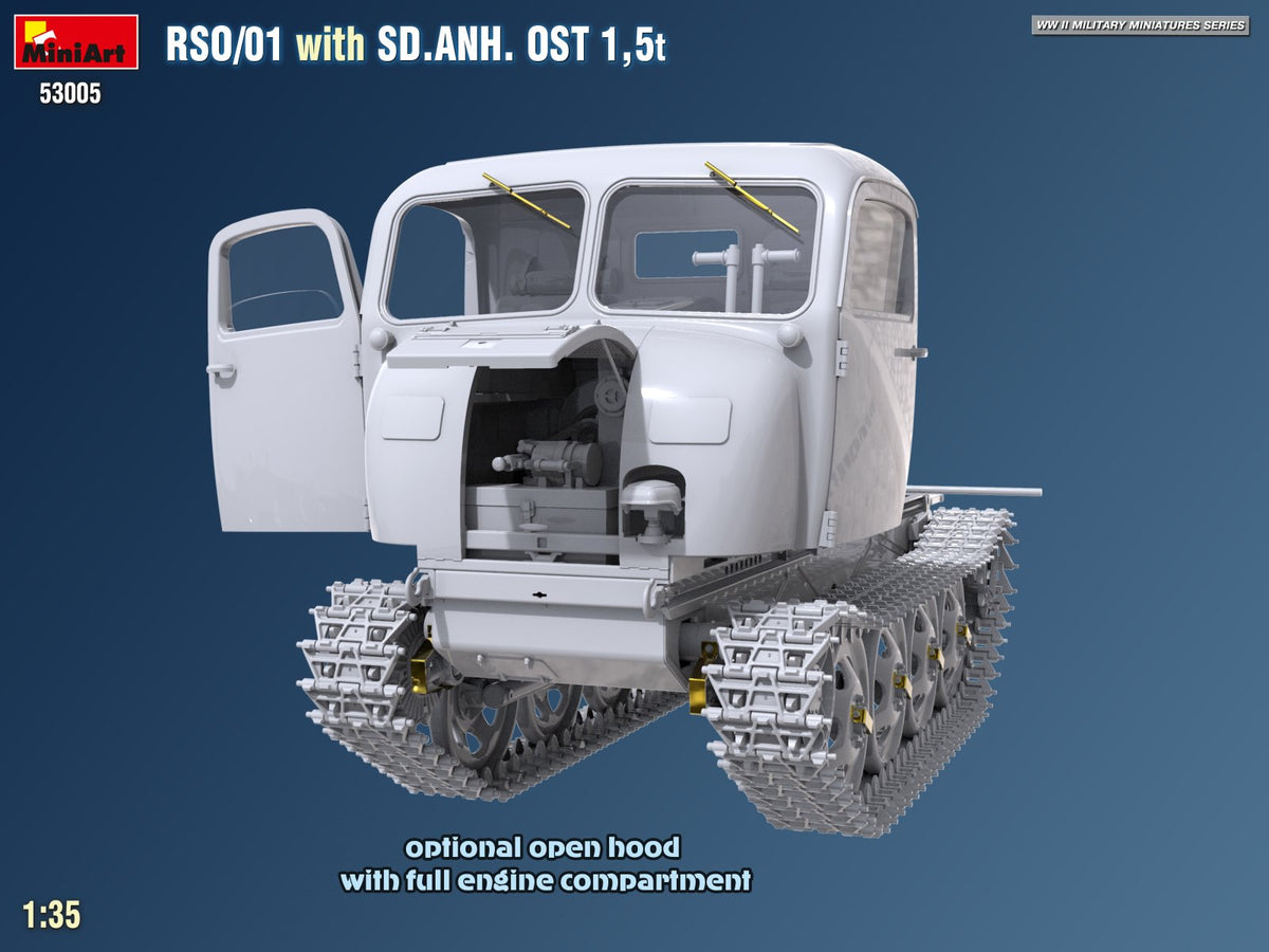 MiniArt 53005 RSO/01 with TRAILER SD.ANH. OST 1,5t 1/35 – zdjęcie 17