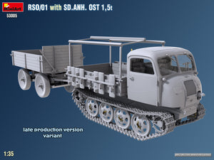 MiniArt 53005 RSO/01 with TRAILER SD.ANH. OST 1,5t 1/35 – zdjęcie 6