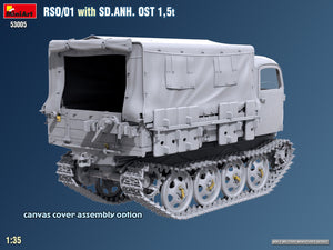 MiniArt 53005 RSO/01 with TRAILER SD.ANH. OST 1,5t 1/35 – zdjęcie 7