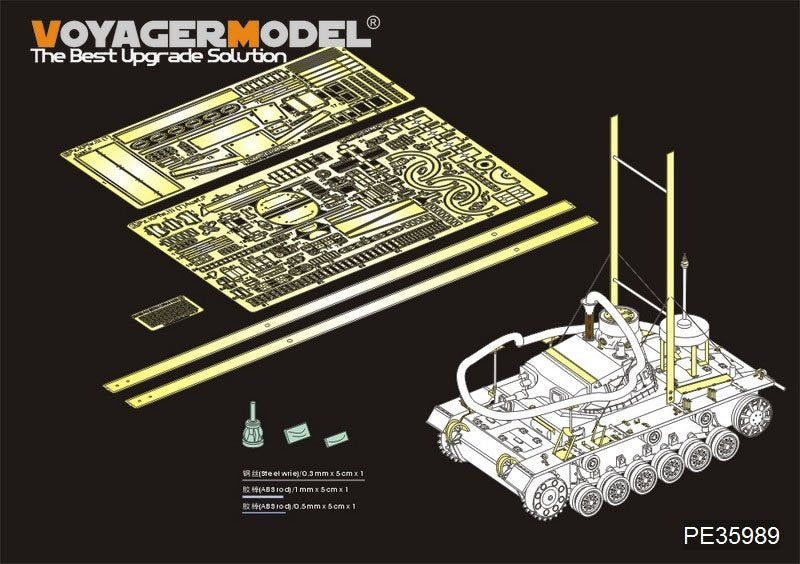 Voyager Model PE35989 WWII German Pz.KPfw.III (T)Ausf.F "Operation Seelowe" Basic For DRAGON 6877/6717 1/35