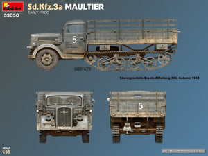 53050 Sd.Kfz.3a Maultier. Early Prod 1/35 – image 4