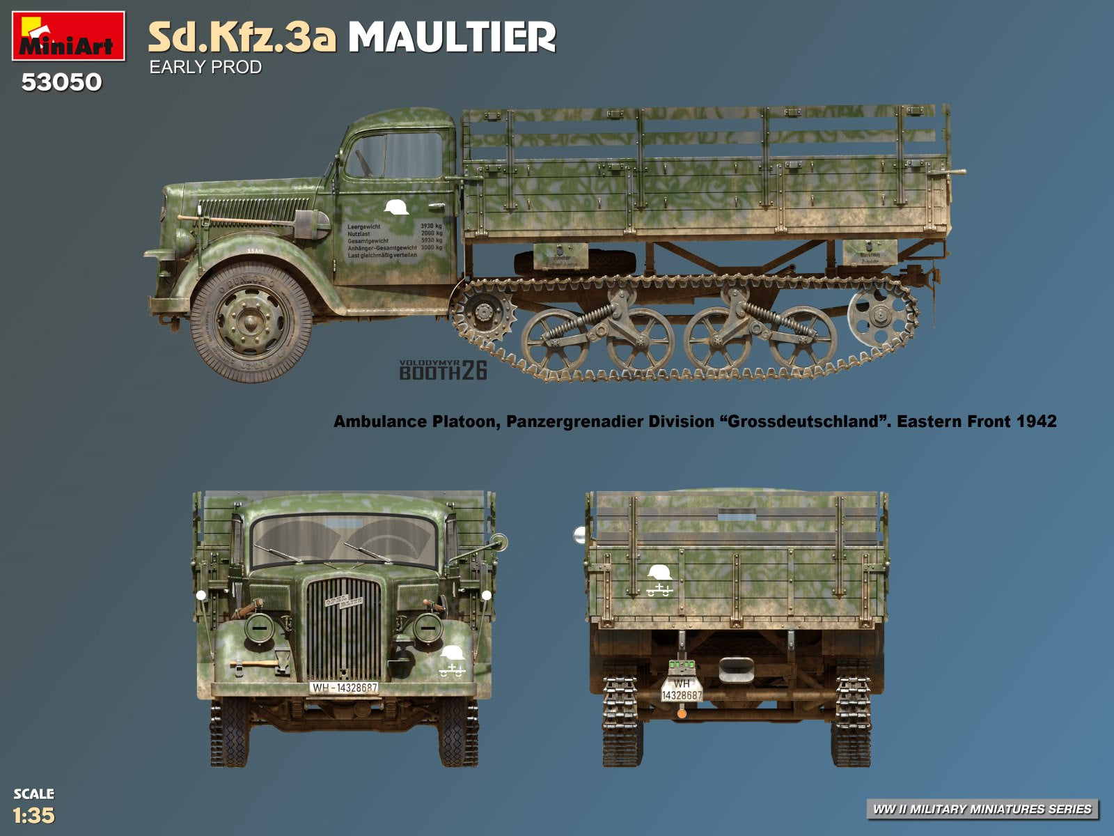 53050 Sd.Kfz.3a Maultier. Early Prod 1/35 – image 5