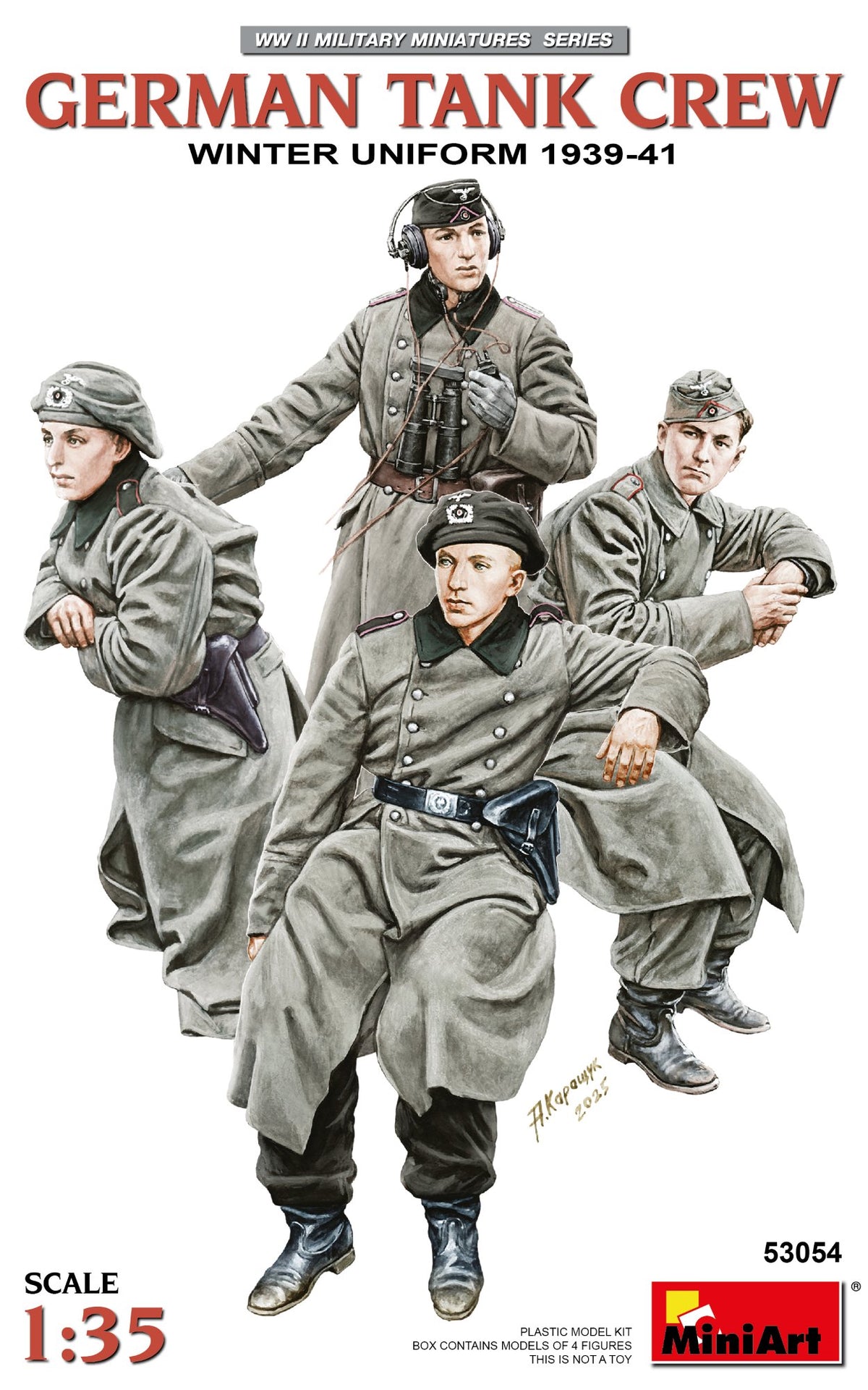 MiniArt 53054 GERMAN TANK CREW. WINTER UNIFORM. 1939-41 1/35