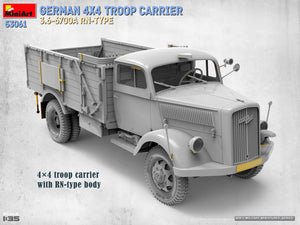MiniArt 53061 GERMAN 4X4 TROOP CARRIER 3.6-6700A RN-TYPE 1/35 – imagen 2