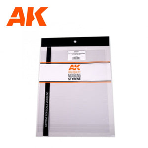 AK Interactive AK6584 WATER SHEET TRANSPARENT RUNNING WATER 245 X 195MM / 9.64 X 7.68 “ – TEXTURED ACRYLIC SHEET – 1 UNIT – zdjęcie 2