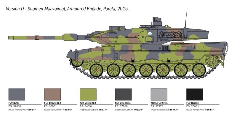 Italeri 6567 LEOPARD 2A6 1/35 – zdjęcie 3