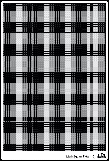 KA Models KA-00001 SQUARE PATTERN MESH A 0.5mm X 0.5mm – zdjęcie 4