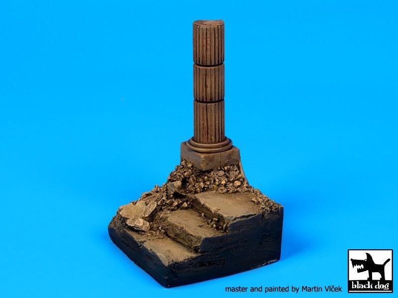 Black Dog D35039 Stairs with column base 1/35 – zdjęcie 4