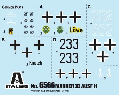 Italeri 6566 Marder III Ausf. H Sd. Kfz.138 1/35 – image 6