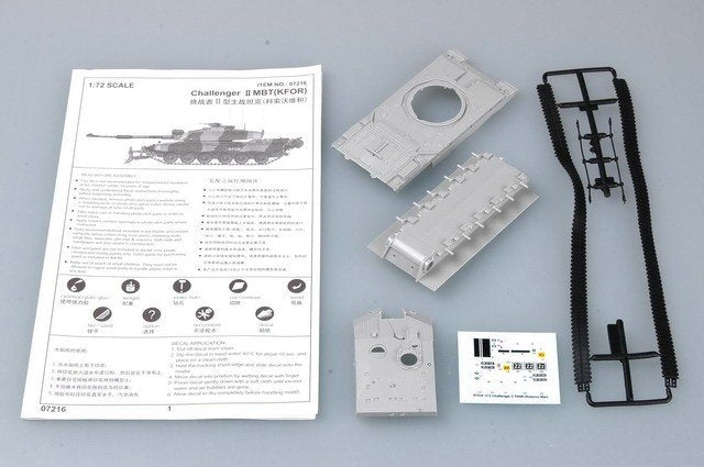 Trumpeter 07216 Challenger II MBT KFOR 1/72 – zdjęcie 3