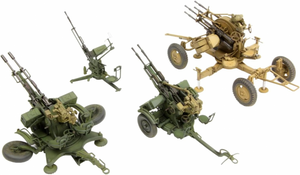 Meng Model SPS-026 Russian Light AA Gun Set ZU-23-2, ZPU-1, ZPU-2, ZPU-4 4-in-1 1/35 – zdjęcie 2