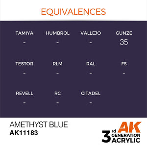 AK Interactive AK11183 AMETHYST BLUE – STANDARD 17ml – image 3