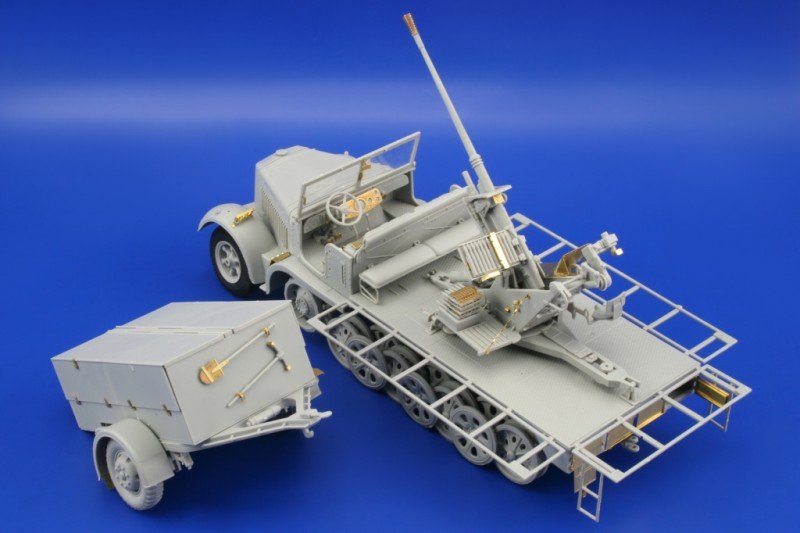 Eduard 36104 Sd. Kfz.7/2 (early) Flak 37 37mm 1/35 Trumpeter – zdjęcie 6