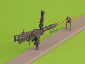 Master GM-35-069 Browning M2HB .50 cal (12.7mm) - machine gun with tank mount - early WWII period (D69820 cradle with D68375 small ammo box) 1/35 – image 5