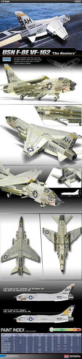 Academy 12521 USN F-8E VF-162 The Hunters 1/72 – zdjęcie 2