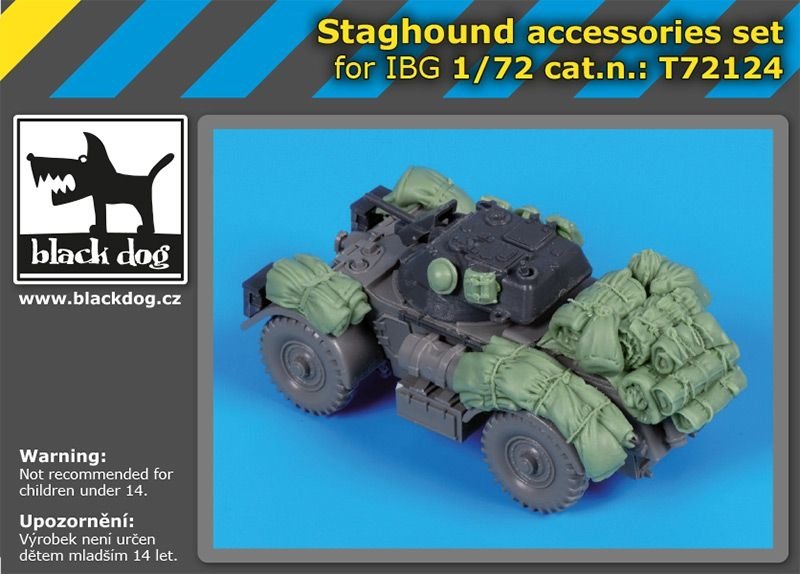 Black Dog T72124 Staghound accessories set for RPM 1/72 – zdjęcie 6