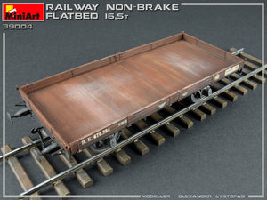 MiniArt 39004 RAILWAY NON-BRAKE FLATBED 16,5 t 1/35 – zdjęcie 4
