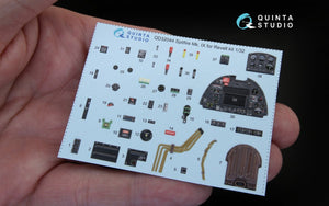 Quinta Studio QD32044 Spitfire Mk. IX 3D-Printed &amp;amp; coloured Interior on decal paper (for Revell kit) 1/32 – zdjęcie 6
