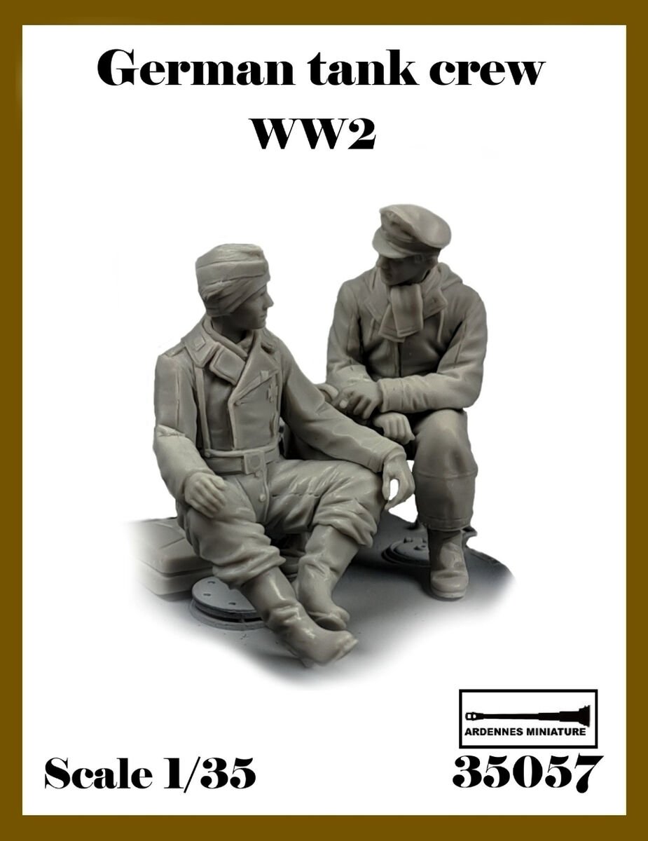 Ardennes Miniature 35057 German Tank Crew WW2 1/35
