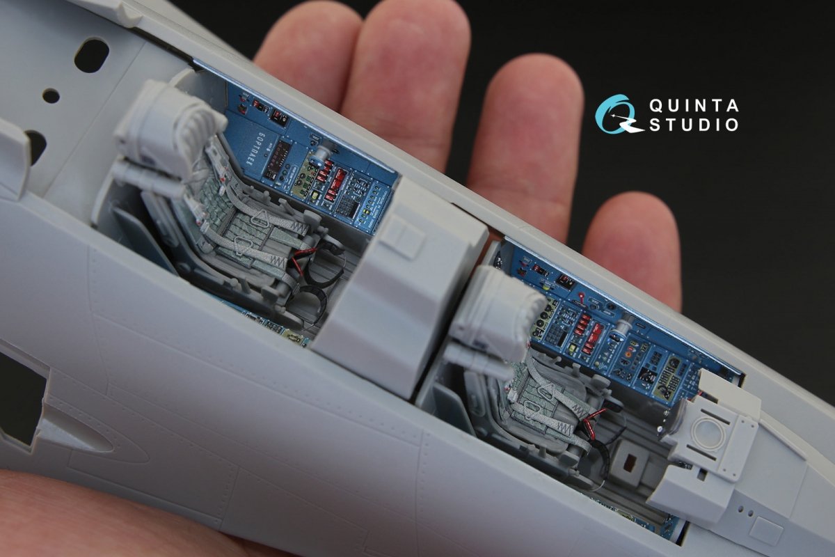 Quinta Studio QD32041 Su-30MKK 3D-Printed &amp;amp; coloured Interior on decal paper (for Trumpeter kit) 1/32 – zdjęcie 6