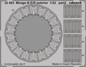Eduard 32403 Mirage III E/ R exterior ITALERI 1/32 – zdjęcie 2