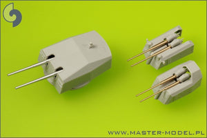 Master SM-200-007 German battleship Bismarck - secondary and heavy AA armament barrels - 15cm (12 pcs), 10,5 cm (16 pcs) – Bild 2