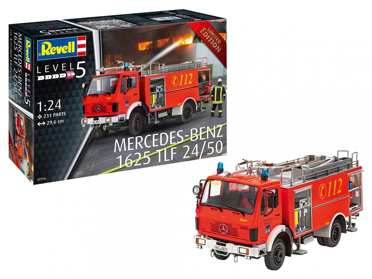 Revell 07516 Mercedes-Benz 1625 TLF 24/50 1/24 – zdjęcie 2
