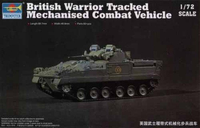 Trumpeter 07101 Véhicule de combat mécanisé chenillé britannique Warrior (1/72)