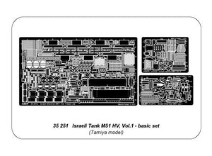 Aber 35251 Israeli Tank M51HV I Sherman – vol.1 basic set (1/35) – image 6