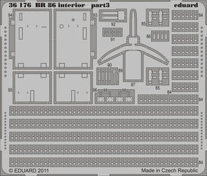 Eduard 36176 BR 86 interior 1/35 Trumpeter – zdjęcie 3