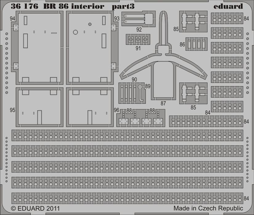 Eduard 36176 BR 86 interior 1/35 Trumpeter – zdjęcie 3