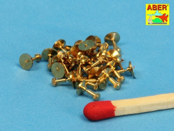 Aber 16100 Turned imitation of Hexagon bolts x30 pcs. 1/16 – immagine 3