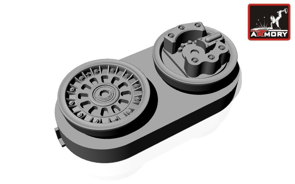 Armory Models AW48019 AERO L-39 Albatros wheels 1/48 – zdjęcie 3