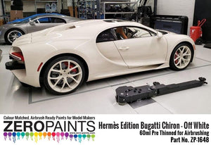 Zero Paints 1648 Hermès Edition Bugatti Chiron Off White 60ML – image 4