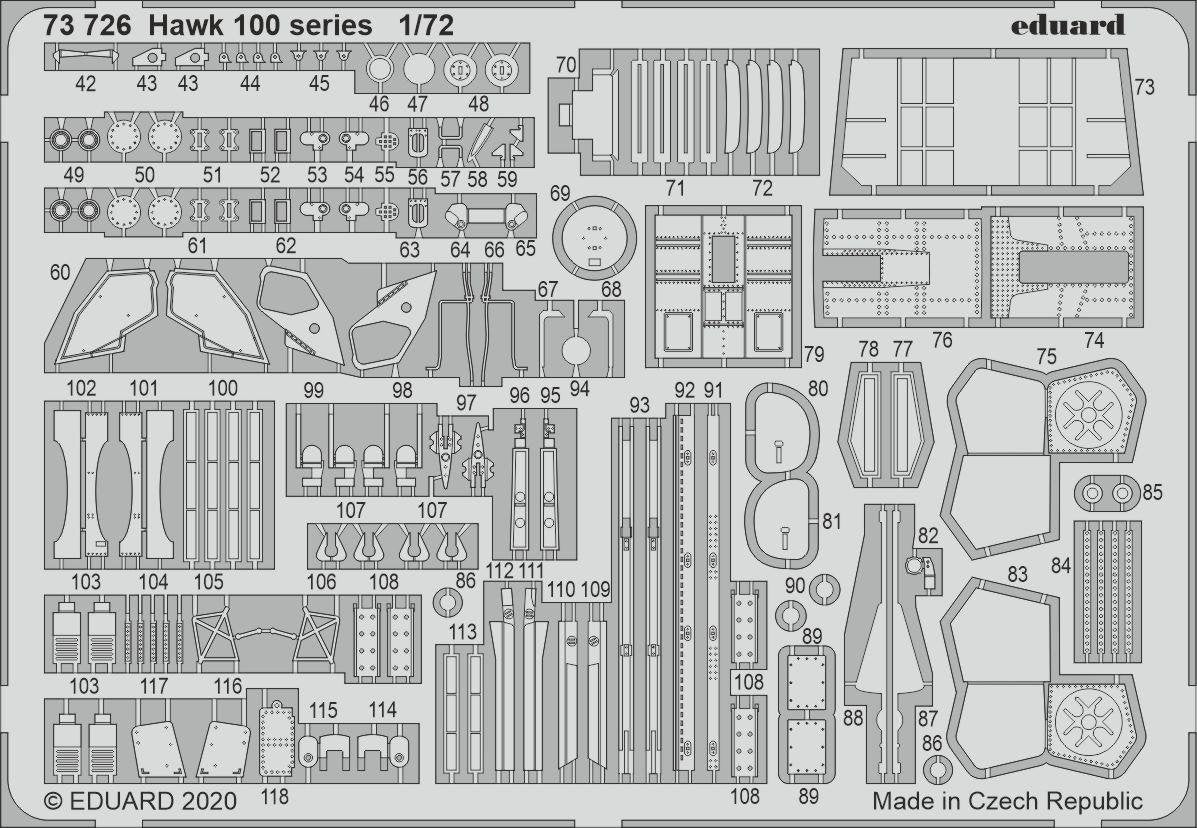 Eduard 73726 Hawk 100 series AIRFIX 1/72 – zdjęcie 2