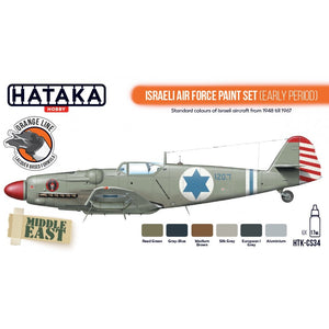 Hataka HTK-CS34 ISRAELI AIR FORCE PAINT SET (EARLY PERIOD) (6x17ml) – zdjęcie 2