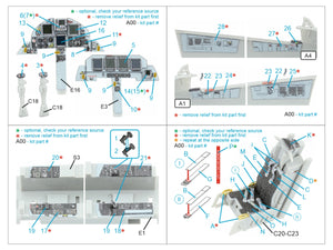 Quinta Studio QD48596 F-15E 3D-Printed &amp;amp; coloured Interior on decal paper (Hasegawa) 1/48 – zdjęcie 3