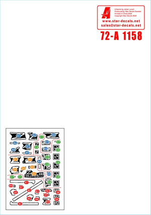 Star Decals 72-A1158 War in Ukraine # 19. Russian BMP-3 in 2022-23 1/72 – immagine 3