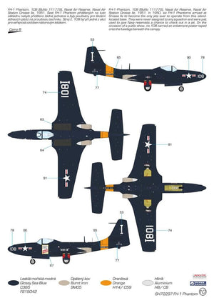 Special Hobby 72297 FH-1 Phantom Demonstration Teams and Trainers 1/72 – image 3