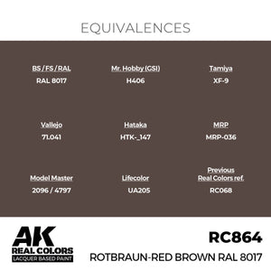 AK Interactive RC864 Rotbraun-Red Brown RAL 8017 17 ml – image 3