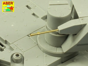 Aber 35L-187 Armament for Russian Main Battle Tank T-14 ARMATA barrel for 125 mm 2A82-1M cannon &amp;amp; barrel for 12,7 mm 1/35 – Bild 6