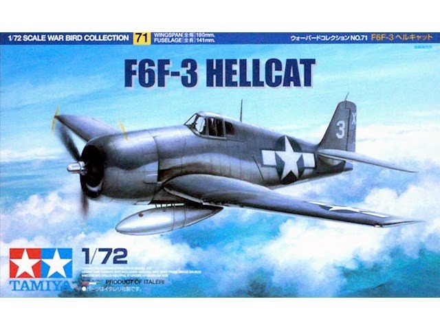 Tamiya 60771 Grumman F6F-3 Hellcat 1/72