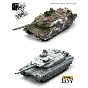 AMMO Mig 7128 BLACK and WHITE TECHNIQUE SET 6x17ml – zdjęcie 5
