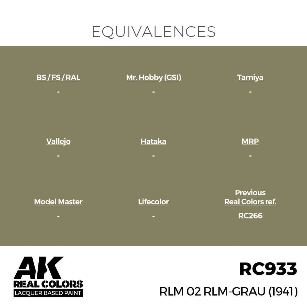 AK Interactive RC933 RLM 02 RLM-Grau (1941) 17 ml – zdjęcie 3