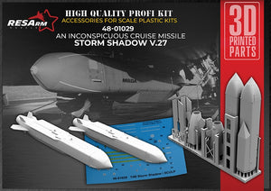 RESArm 48-01029 STORM SHADOW SCALP - V.27 cruise missile (WITH DECAL) (3D resin printing) 1/48