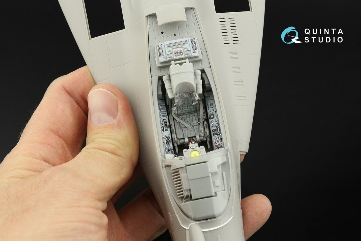 Quinta Studio QD32176 MiG-29A NATO service 3D-Printed &amp;amp; coloured Interior on decal paper (Trumpeter) 1/32 – zdjęcie 14