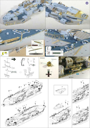 Very Fire 350009 USS Missouri (BB-63) Kit de détails (Very Fire 350903, 350909) 1/350 – image 4