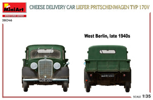 MiniArt 38046 CHEESE DELIVERY CAR LIEFER PRITSCHENWAGEN TYP 170V 1/35 – image 3