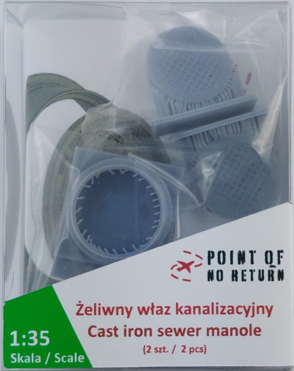 Point of no Return 3523036 Żeliwny właz kanalizacyjny / Cast iron sewer manhole 1/35 – zdjęcie 11